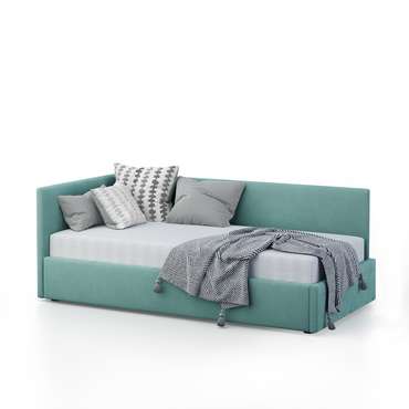 Кровать Меркурий-2 90х200 мятного цвета с подъемным механизмом