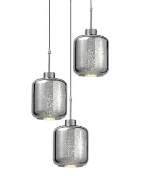 Подвесной светильник Lumina Deco Alacosmo LDP 6811-3 RD CHR
