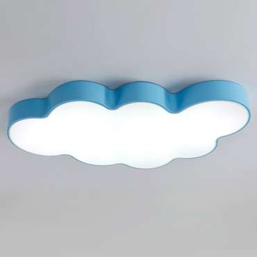 Потолочный светильник Cloud M голубого цвета