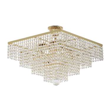 Хрустальная люстра Rozzano Gold Rozzano E 1.5.40.600 G (хрусталь, цвет прозрачный)