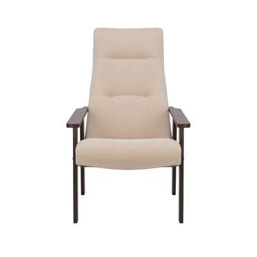 Кресло Retro бежево-коричневого цвета