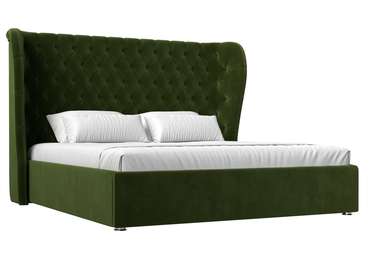 Кровать Далия 160х200 зеленого цвета с подъемным механизмом
