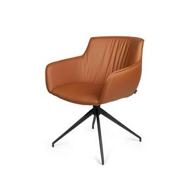 Обеденный стул-кресло Sofia коричневого цвета