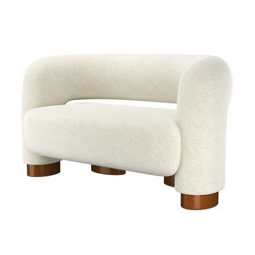 Диван Pecola молочного цвета