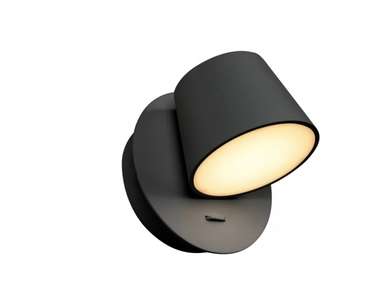 Настенный светильник Flexin черного цвета