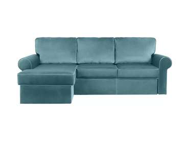 Угловой диван-кровать Murom голубого цвета