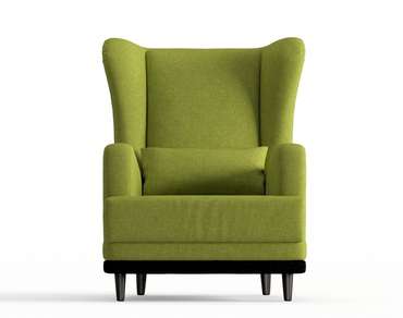 Кресло Грэмми в обивке из рогожки светло-зеленого цвета