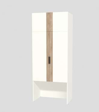 Домашний офис с выдвижным столом и нишей Талант Т2290.1 белого цвета