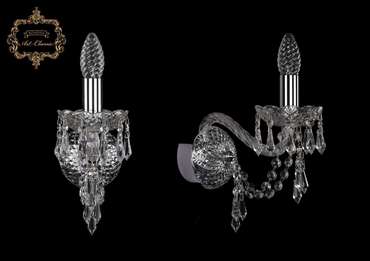 Хрустальное бра Art Classic 45231 10.23.1.165.Cr.Dr подсвечник с подвесками
