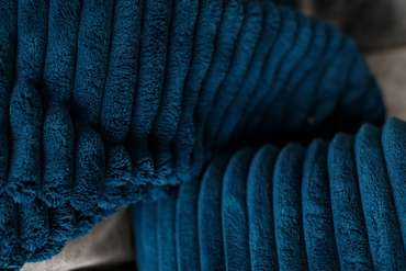 Плед Cozy 140х180 темно-синего цвета