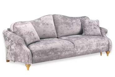 Прямой диван-кровать Бьюти Премиум розового цвета