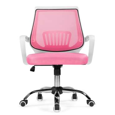 Кресло офисное Ergoplus розового цвета