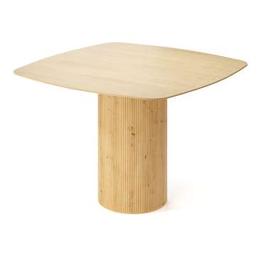 Обеденный стол квадратный Субра бежевого цвета