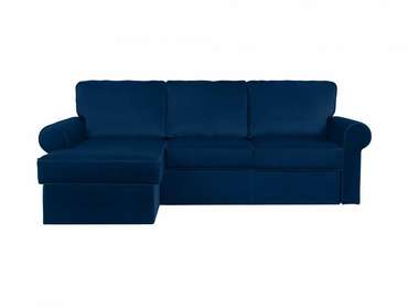 Угловой диван-кровать Murom тесно-синего цвета