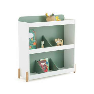 Шкаф книжный детский Montessori белого цвета