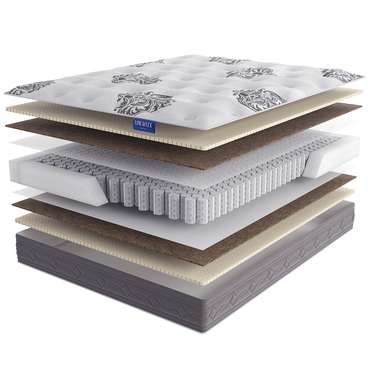 Матрас Sangano 120x200 серо-белого цвета