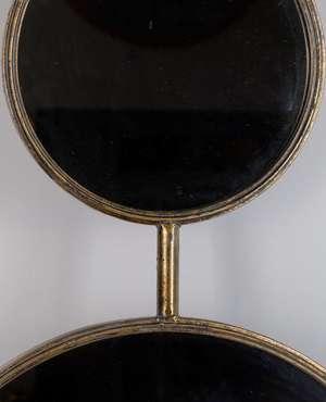 Зеркало настенное Лофт в раме золотого цвета