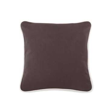 Подушка декоративная Duo коричнево-бежевого цвета 