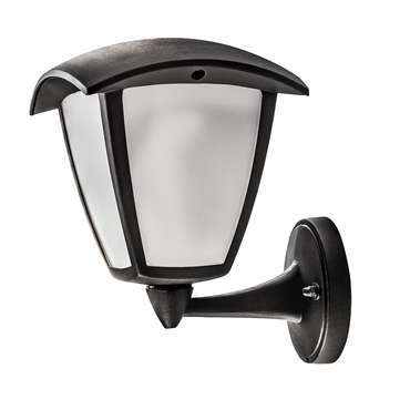 Уличный настенный светодиодный светильник Lampione бело-черного цвета