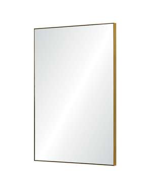 Настенное зеркало Ноулз 75х100 золотого цвета