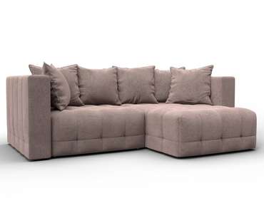 Угловой диван-кровать Лига-052 бежевого цвета