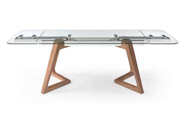 Раздвижной обеденный стол Eden коричневого цвета