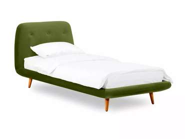 Кровать Loa 90х200 зеленого цвета