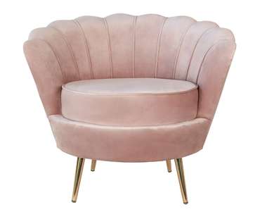 Кресло Pearl розового цвета