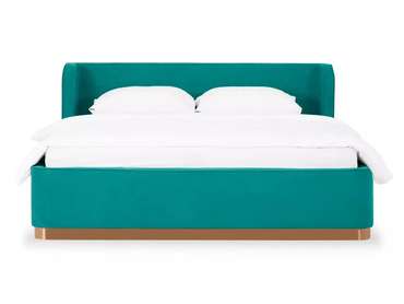 Кровать Vibe 160х200 бирюзового цвета с подъемным механизмом