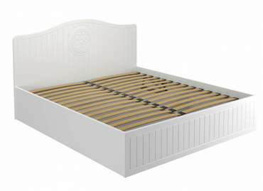 Кровать Монблан 180х200 белого цвета с подъемным механизмом