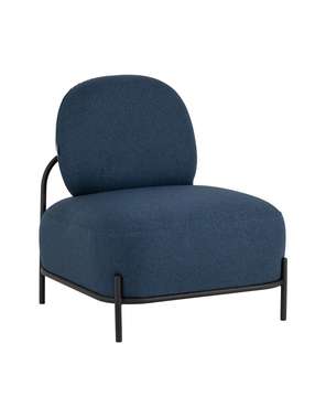 Кресло Стоун синего цвета
