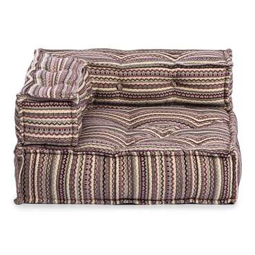 Угловой мягкий модуль Lici бежево-коричневого цвета