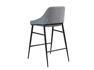 Полубарный стул серого цвета