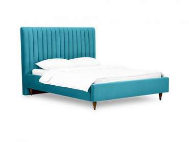 Кровать Dijon 160х200 голубого цвета 