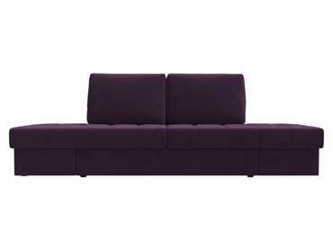 Прямой диван трансформер Сплит фиолетового цвета