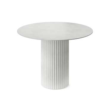 Обеденный стол круглый Капелла белого цвета