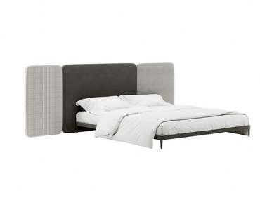 Кровать Licata 180х200 композиция 1 серого цвета