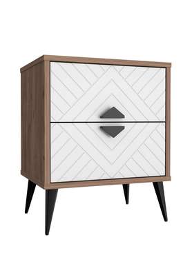 Тумба прикроватная Астрид АР-04 цвет дуб крафт табачный/бланж