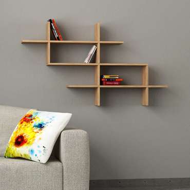 Полка Bookcase цвета дуб