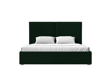 Кровать Аура 180х200 темно-зеленого цвета с подъемным механизмом