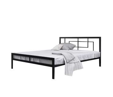 Кровать Кантерано low 180х200 черного цвета