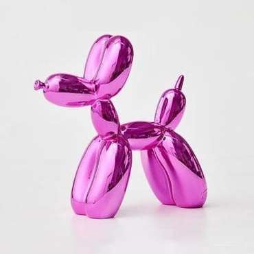 Статуэтка Balloon Dog H17 розового цвета