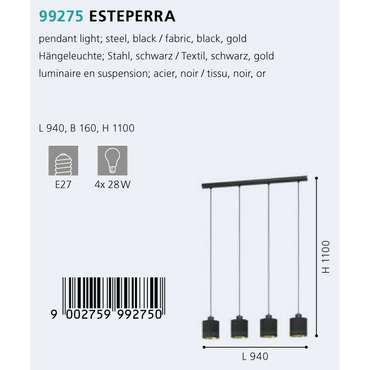Люстра Eglo Esteperra 99275