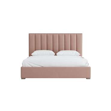 Кровать подъемным механизмом Modena 180х200 розового цвета