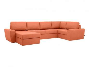 Угловой диван-кровать Petergof кораллового цвета