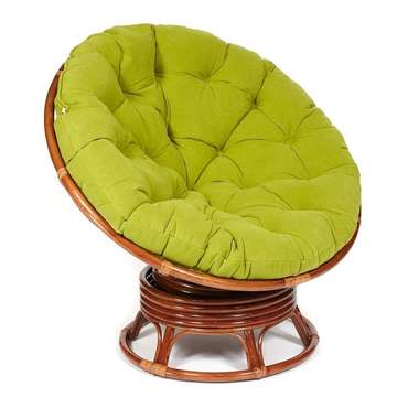Кресло-качалка Papasan коричневого цвета