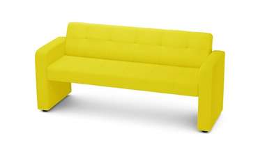 Кухонный диван Бариста 130 желтого цвета