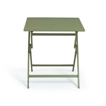 Стол садовый из алюминия Zapy зеленого цвета