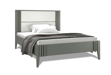 Кровать Chicago 140х200 серого цвета
