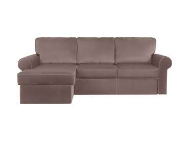 Угловой диван-кровать Murom бежево-коричневого цвета